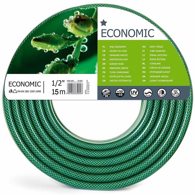 Záhradná hadica economic 1/2 15mb 10-004