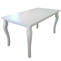 Rozkladací stôl ST32 150/190x80cm biely matný BB