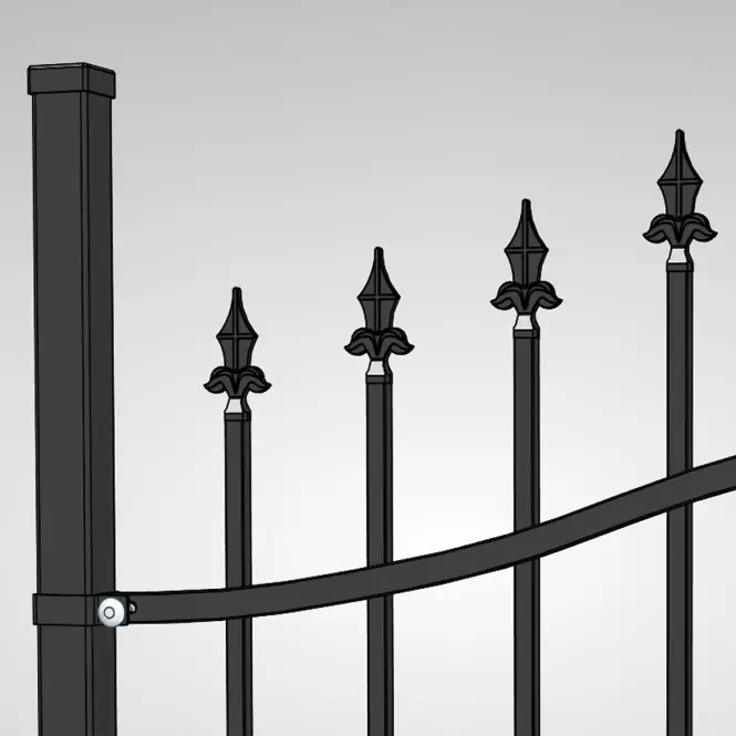 Štartovacia objímka 70x70 mm ZN+RAL7016 štruktúra