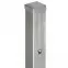 Stĺpik k bráne s nitovacou maticou 70x70 mm x 2 m ZN+RAL7016