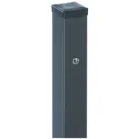 Stĺpik k bráne s nitovacou maticou 70x70 mm x 2 m ZN+RAL7016