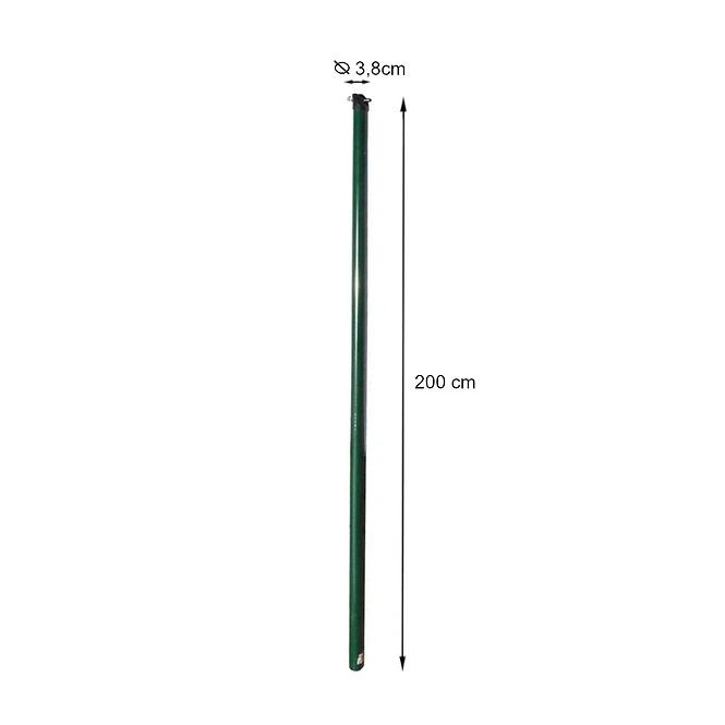 Stĺpik podpera 2000 x 38 mm  pozink zelený 7026660