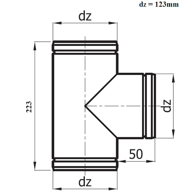 Tvarovka TRS 125/90 POZINK.,2