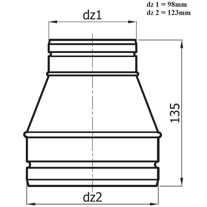 Redukcia RDS125/100-OC