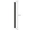 Bránový stĺpik  70X70 ZN+RAL7016,2
