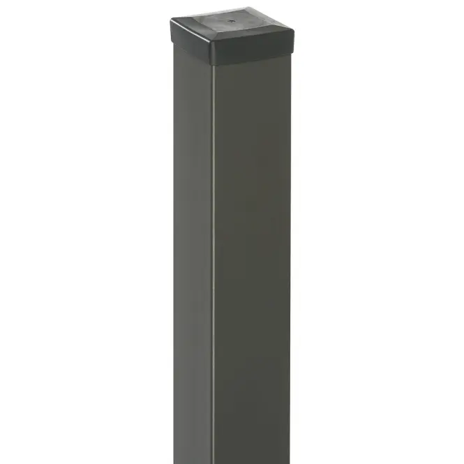 Hladký stĺpik 70x70 mm x 2 m ZN+RAL7016 štruktúra