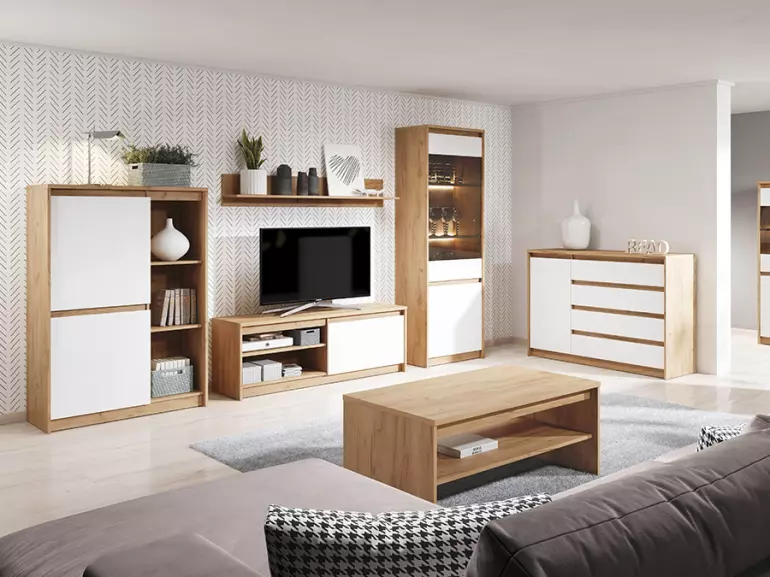 Komoda 93 4s Biela/Craft,4