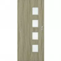Dvere vnútorné Dallas 4*4 80L dub bielený