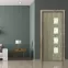 Dvere vnútorné Dallas 4*4 80P dub bielený,2