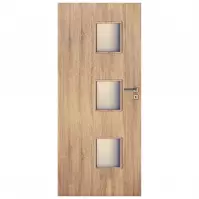 Dvere vnútorné Trio 3*3 70L dub sonoma