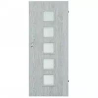 Dvere vnútorné Vedi 5*5 60P dub  stříbrný