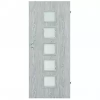 Dvere vnútorné Vedi 5*5 70P dub  stříbrný