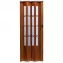 Skladacie dvere Crystalline glass orech svetly  288