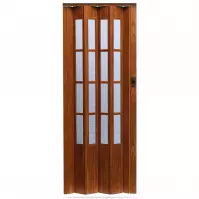 Skladacie dvere Crystalline glass orech svetly  288