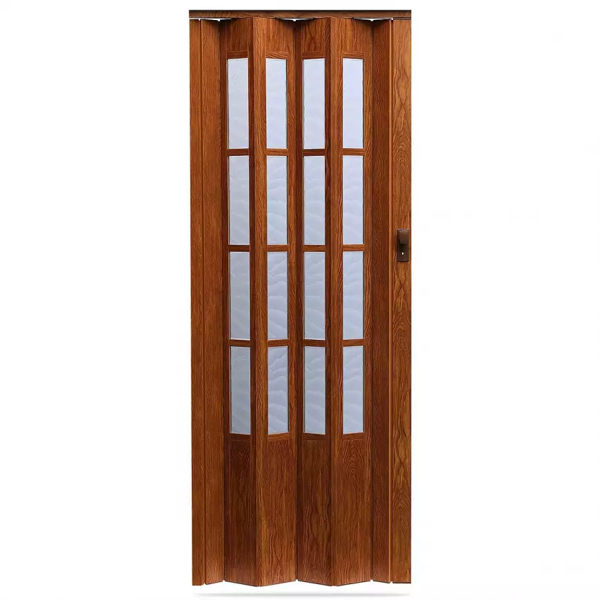 Skladacie dvere Crystalline glass orech svetlý  288