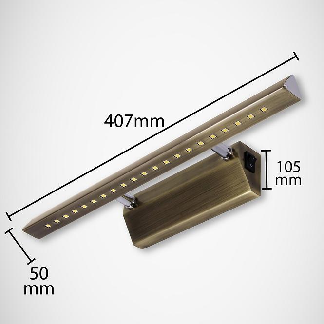 Lampa 03073  LED 4W Antic Brass 4000K