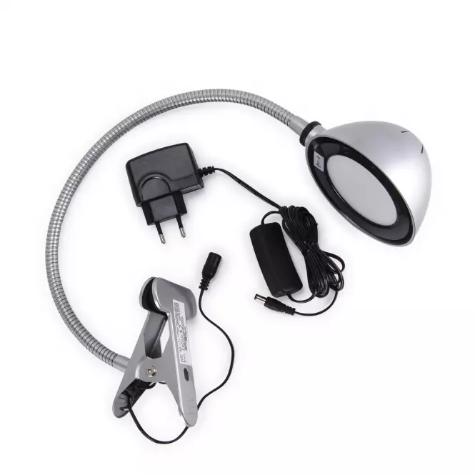 Stolná lampa s klipom 02876 Roni LED