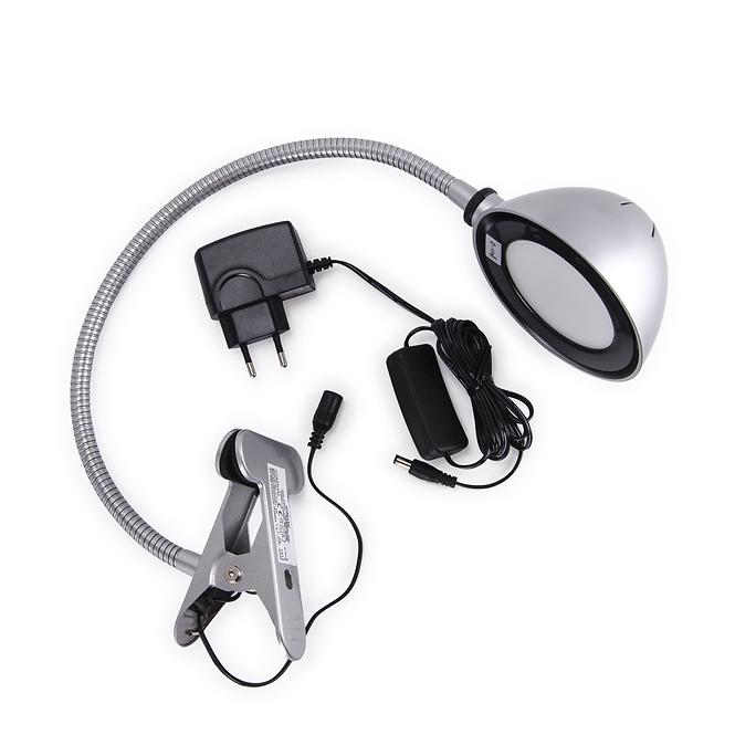 Stolná lampa s klipom 02876 Roni LED