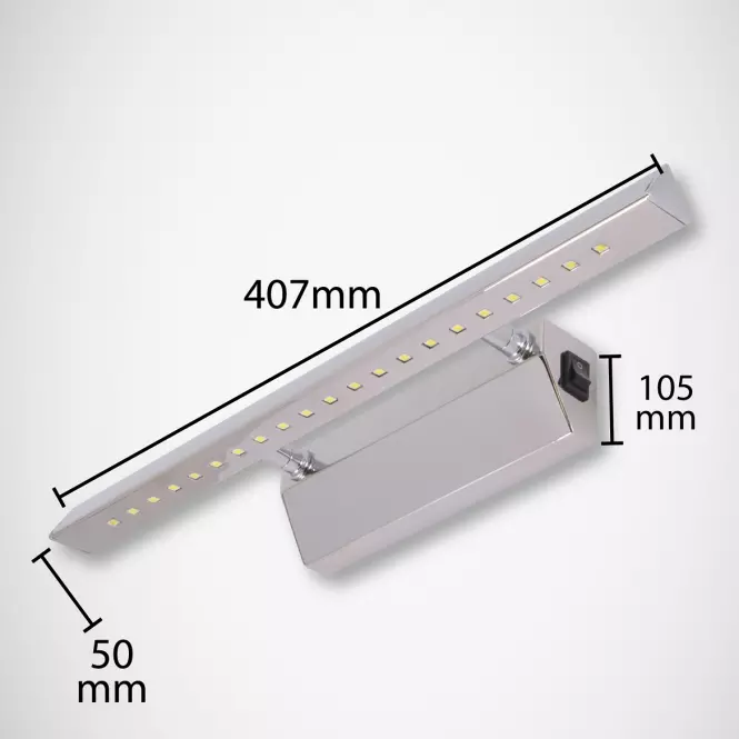 Lampa HL6651L Chrome  LED K1