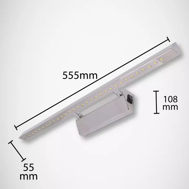 Lampa HL6652L Chrome  LED K1