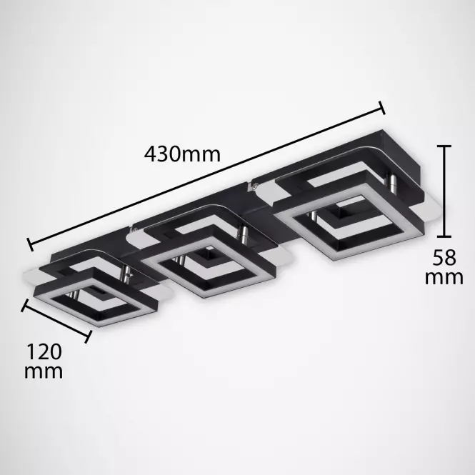 Stropné svietidlo Likya 03136 LED-3 4000K