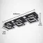 Stropné svietidlo Likya 03136 LED-3 4000K,4