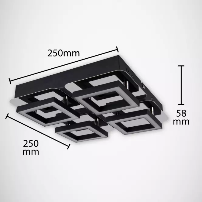 Stropné svietidlo Likya 03137 LED-4 4000K