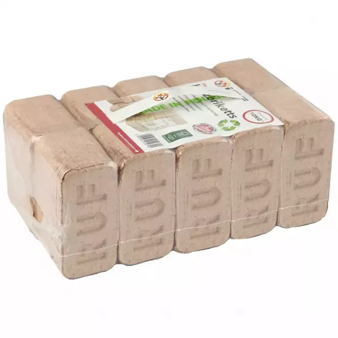 Drevené brikety RUF Z bukového dreva 10 kg