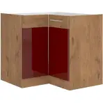 Skrinka do kuchyne Vigo  bordová HG 90x90 dn 1f bb
