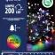 Vianočné svetielka LED 200l na transf. vonkajšie 21/14/LED multi,4