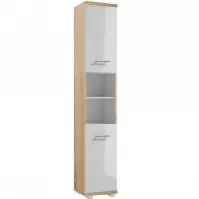 Vysoká skrinka do kúpeľne Bari C35 2D0S dub sonoma