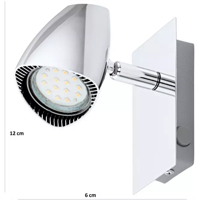 Nástenné bodové svietidlo LED  Corbera 93672 LS 1