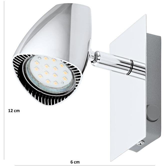 Nástenné bodové svietidlo LED  Corbera 93672 LS 1