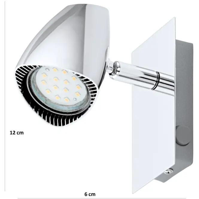 Nástenné bodové svietidlo LED  Corbera 93672 LS 1,3