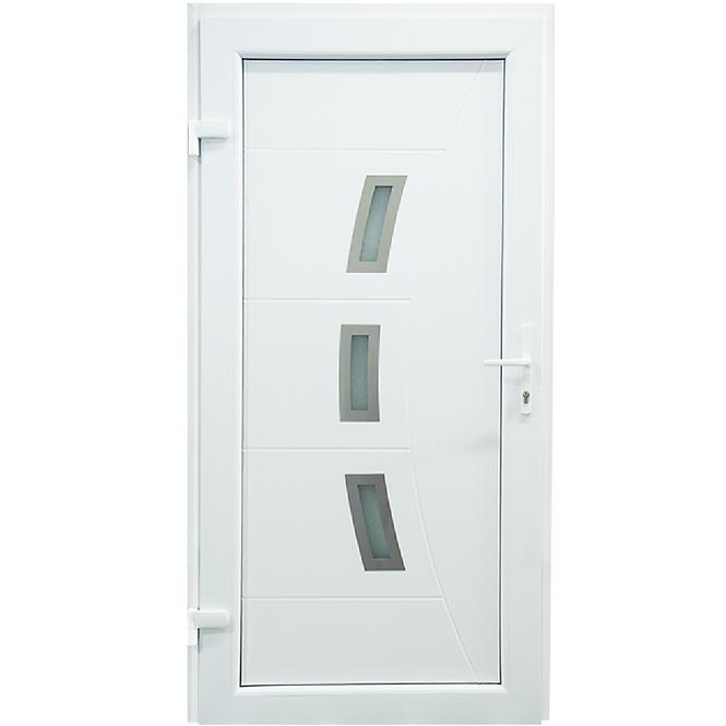 Dvere vchodové D10 90L biele