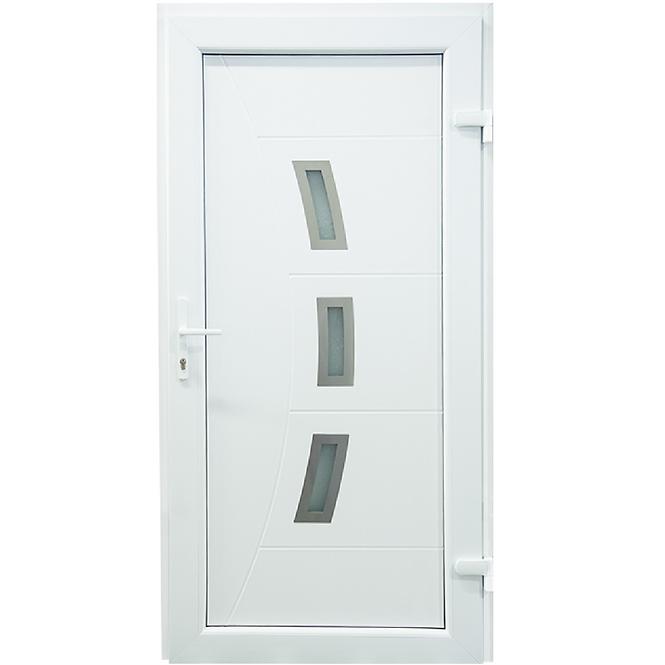 Dvere vchodové D10 90P biele
