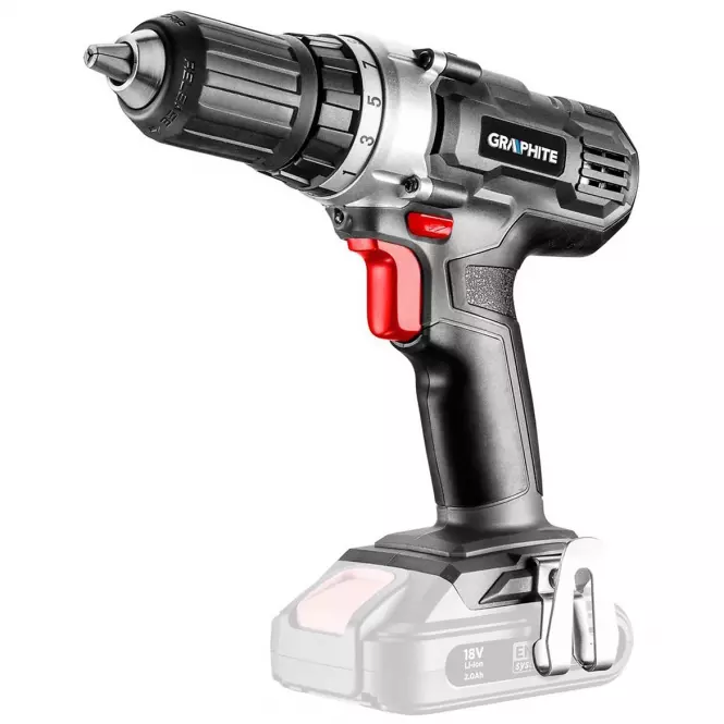 Aku vŕtačka Energy+ 18V, Li-Ion, skľučovadlo 13 mm, bez batérie