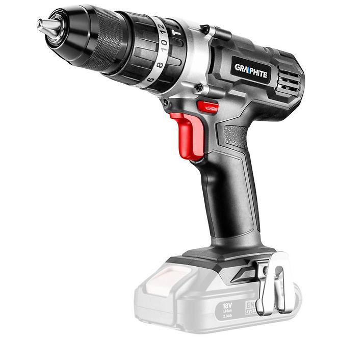 Aku vŕtačka s príklepom Energy+ 18V, Li-Ion, skľučovadlo 13 mm, bez batérie