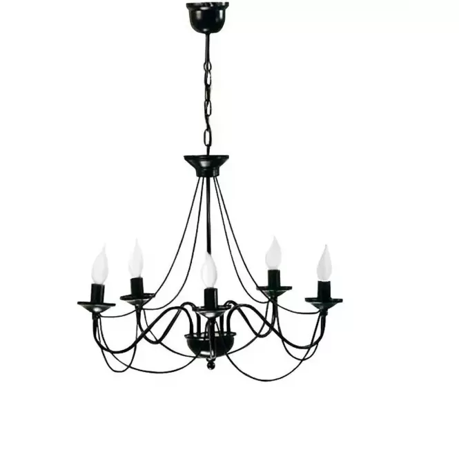 Luster Pavúk 1281 Čierna LW5,2