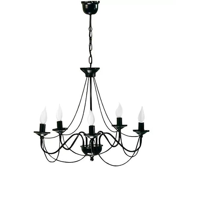 Luster Pavúk 1281 Čierna LW5,2