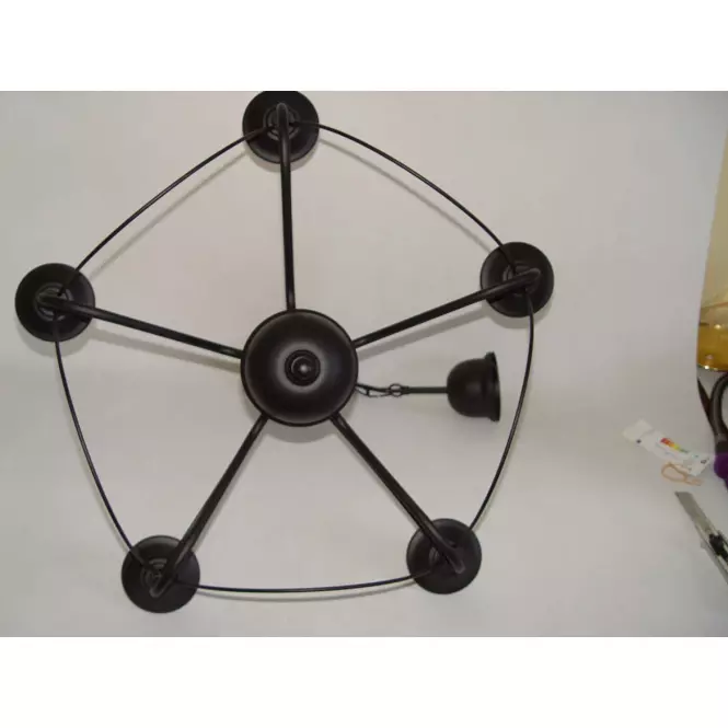 Luster Pavúk 1281 Čierna LW5,7