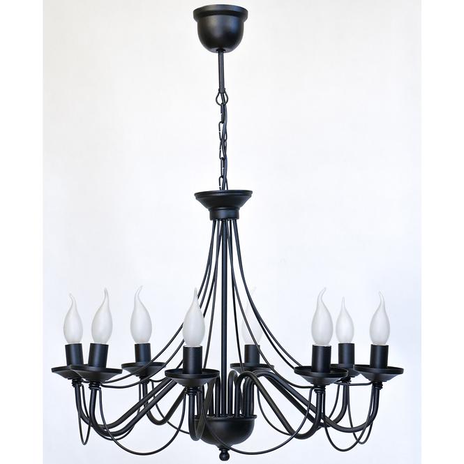 Lampa 1282 Pavúk Čierna LW8,2