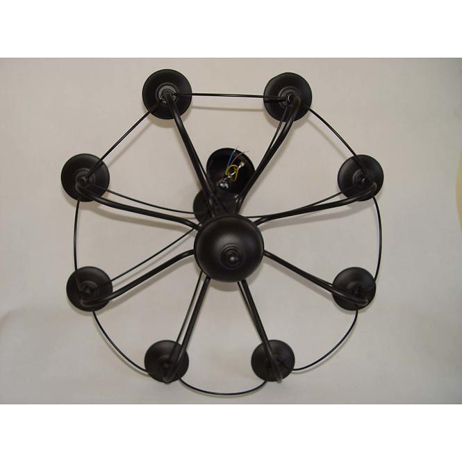 Lampa 1282 Pavúk Čierna LW8,4