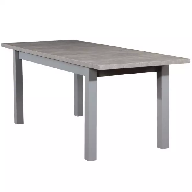 Rozkladací stôl ST28 120/160x80cm betón DD,3