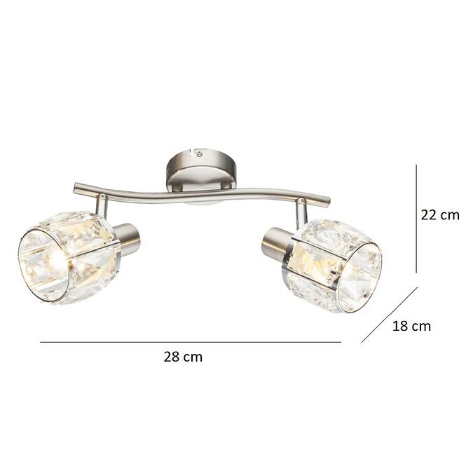 Stropné bodové svietidlo 54356-2 LS2