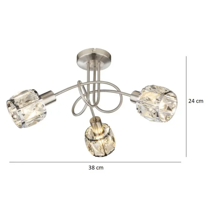Stropné bodové svietidlo 54356-3 LS3