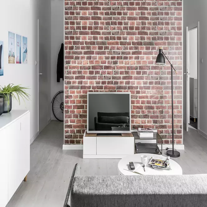 Dekoratívny obklad stien PVC MOTIVO Red Brick,4