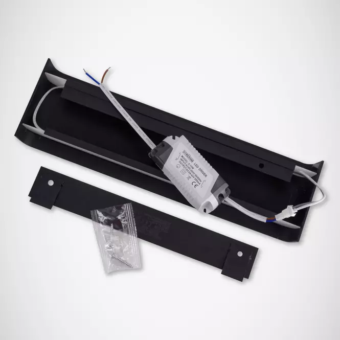 Lampa 03554 Zelda Led C 2x5W Black 4000K,4