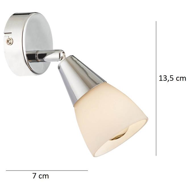 Nástenné bodové svietidlo Sam 54919-1 LS1