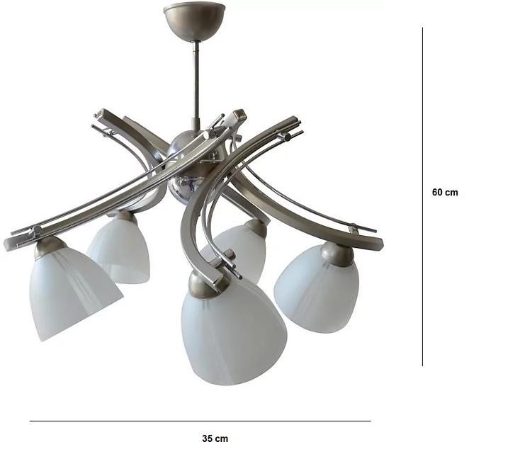 Lampa Rubik 2599/Z-B-5 Nik Lw5